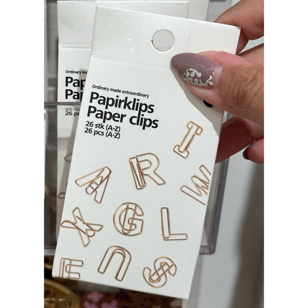 

JASTIP - FLYING TIGER LETTER GOLD PAPER CLIP | CHRISTMAS GIFT / HADIAH NATAL