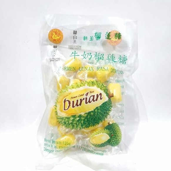 

[DNW56] Cemilan Buah Durian / Aneka Permen / Permen Durian / Permen Lunak Rasa Durian / 120g 67