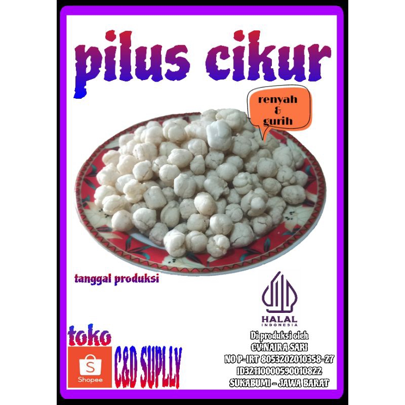 

pilus cikur dengan kemasan 1 kg