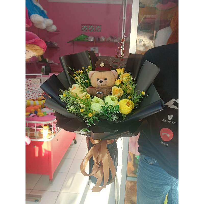 BUKET BONEKA / BUKET PELANTIKAN / BONEKA PROFESI/ kado wisuda