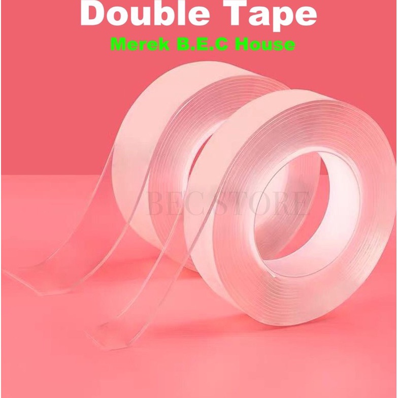 

98 [200gram][2mmX3meter] Double Tape Nano Tape Ivy Grip Tape Isolasi Selotip 2 Sisi Kuat Dicuci 58