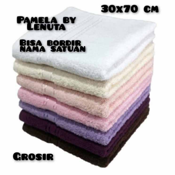 murah Handuk Kecil Olahraga / Handuk Leher /Handuk Souvenir 30x70 Pamela by Lenuta belkang