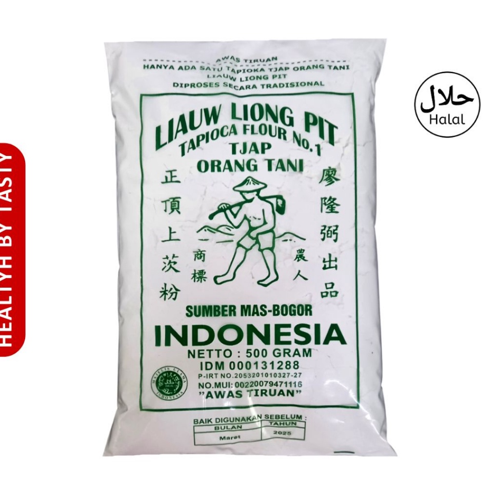 

[Produk E879] Tepung Tapioka Sagu Tani Liauw Liong Pit Cap Orang Tani 54