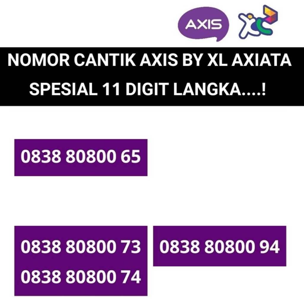 nomer cantik axis 11 digit by xl axiata nomor kartu perdana langka