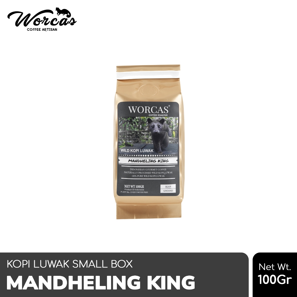 

PROMO WORCAS Kopi Luwak Liar Mandheling King 100gr -