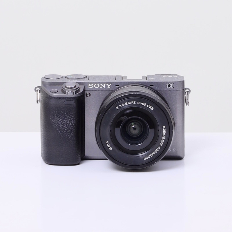 Kamera Mirrorless Sony A6000 + Kit 16-50mm Bekas Second Grey Abu Abu