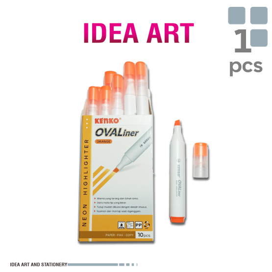 

Kenko Neon Higlighter Ovaliner Warna Orange