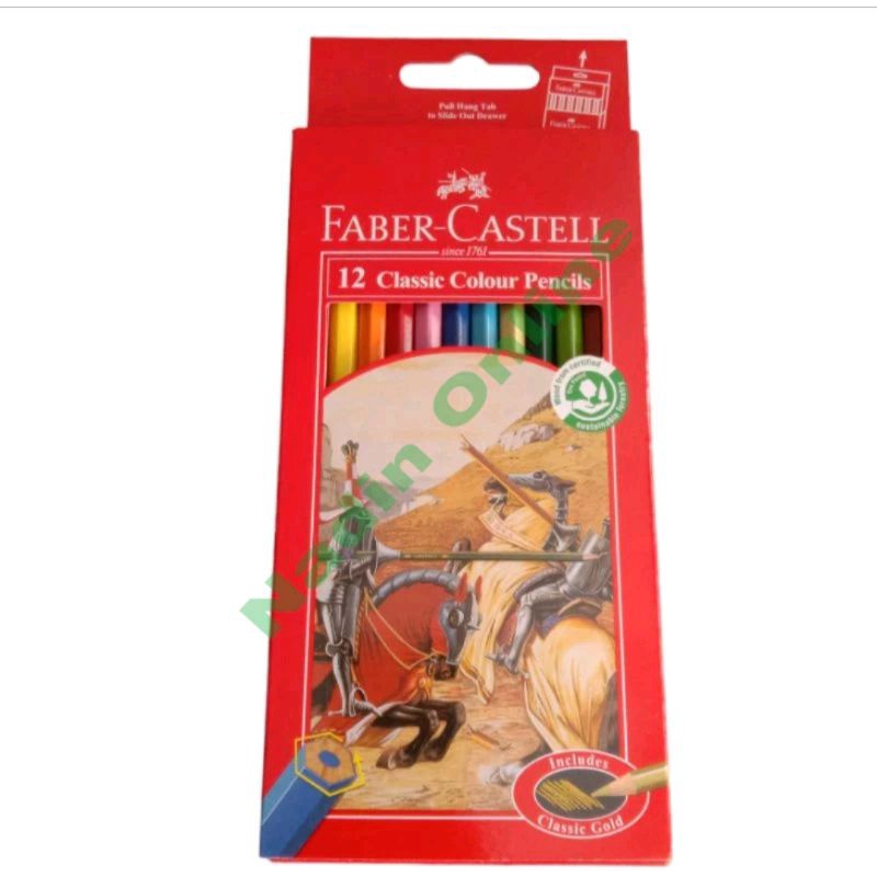 

PENSIL WARNA FABER CASTELL ISI12 PCS