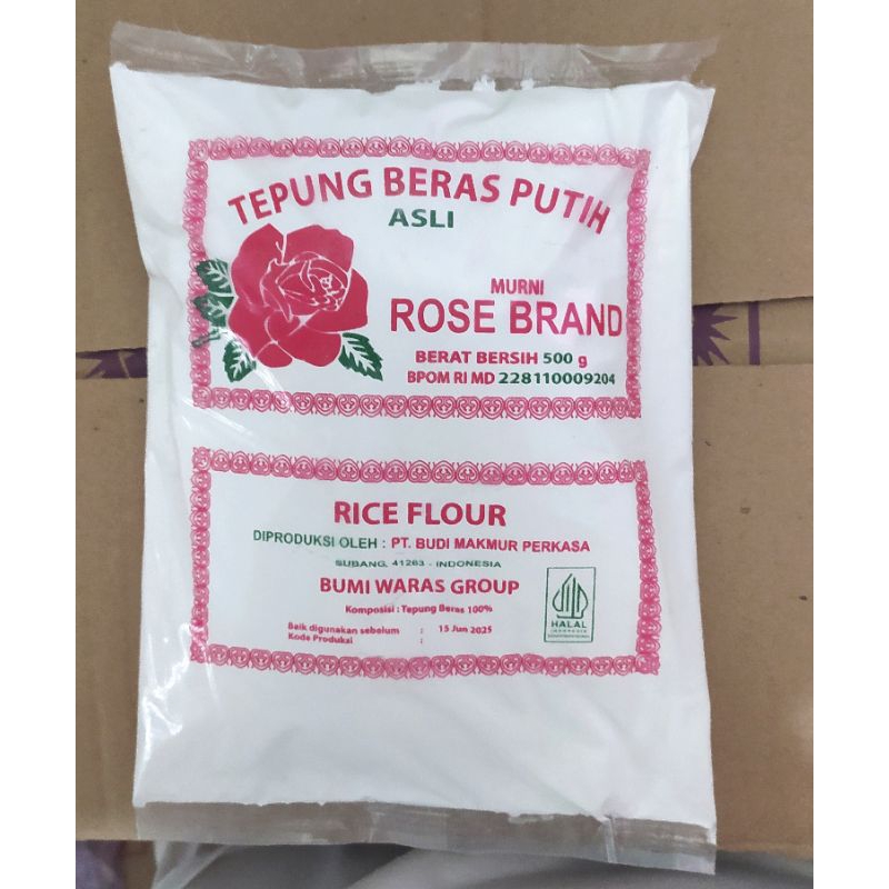 

Tepung Beras Putih Rose Brand [500 gr]