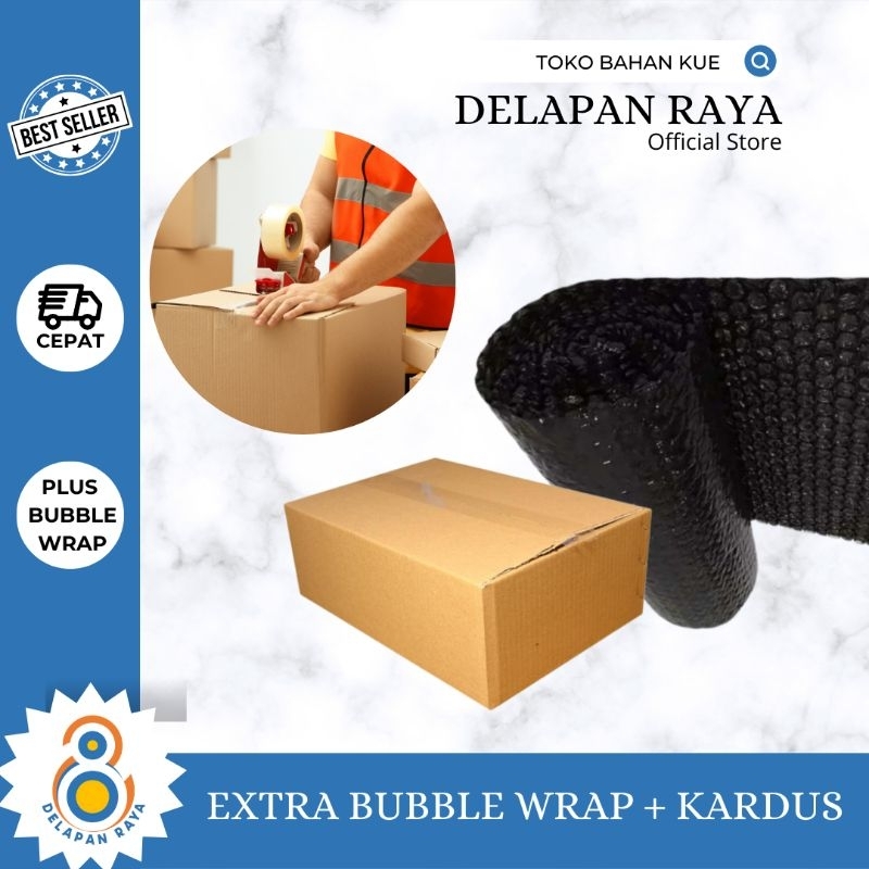 

EXTRA BUBBLE WRAP + KARDUS 8-Raya