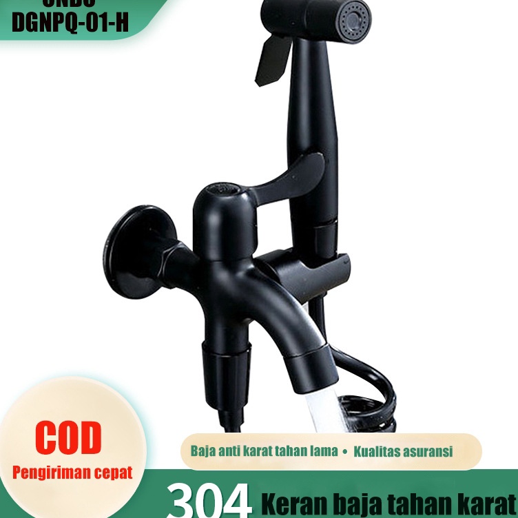 MODEL HZN475 Jet shower Kran cabang 2on/off/ jet Kran Cabang Double Jet Kloset Paket Kran Cabang Bid