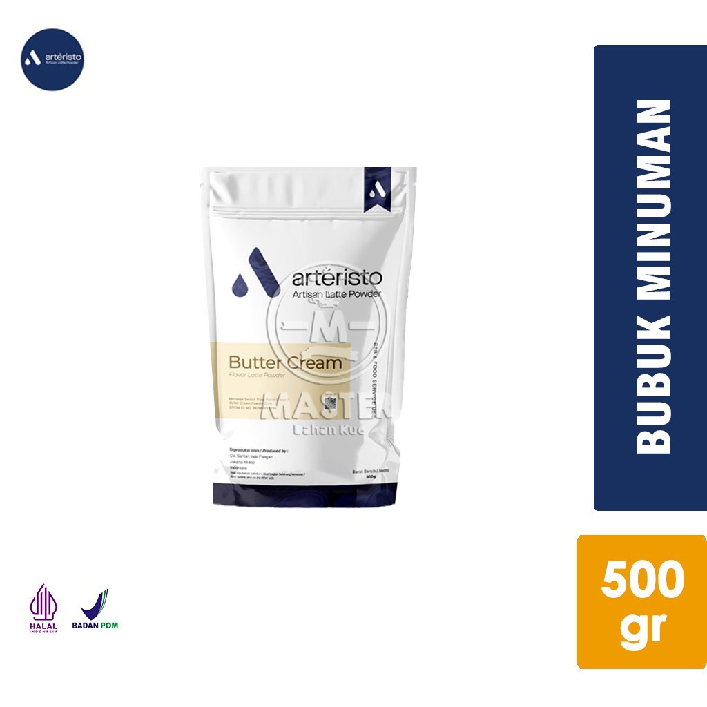 

Bubuk Minuman Butter Cream ARTERISTO No Sugar / Premium Powder Drink [500 gr]