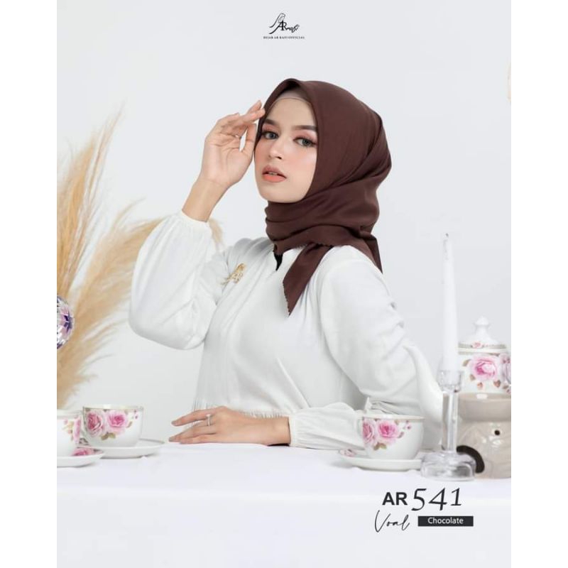 Arrafi Hijab Jilbab Kerudung Segi Empat Ar 541 New Original