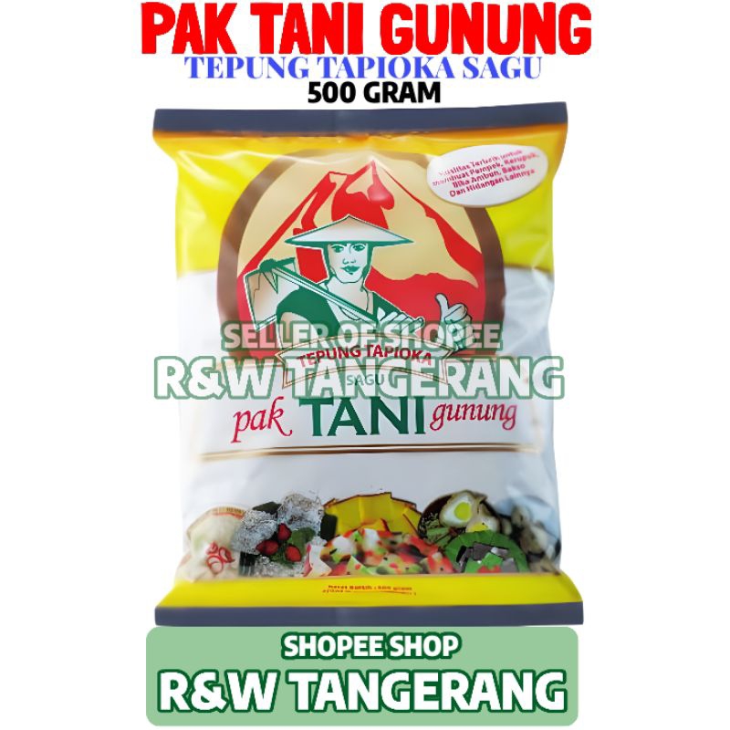 

Tepung Tapioka Cap Pak Tani Gunung 500gr