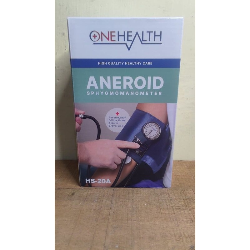 Tensimeter aneroid Onehealth/tensi manual pompa/tensi manual jarum/alat ukur tekanan darah