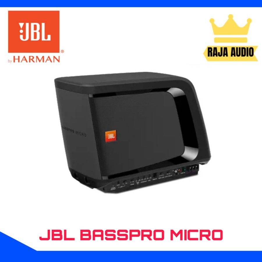 JBL BassPro Micro 8-inch Slim Subwoofer Aktif Active Built In Power