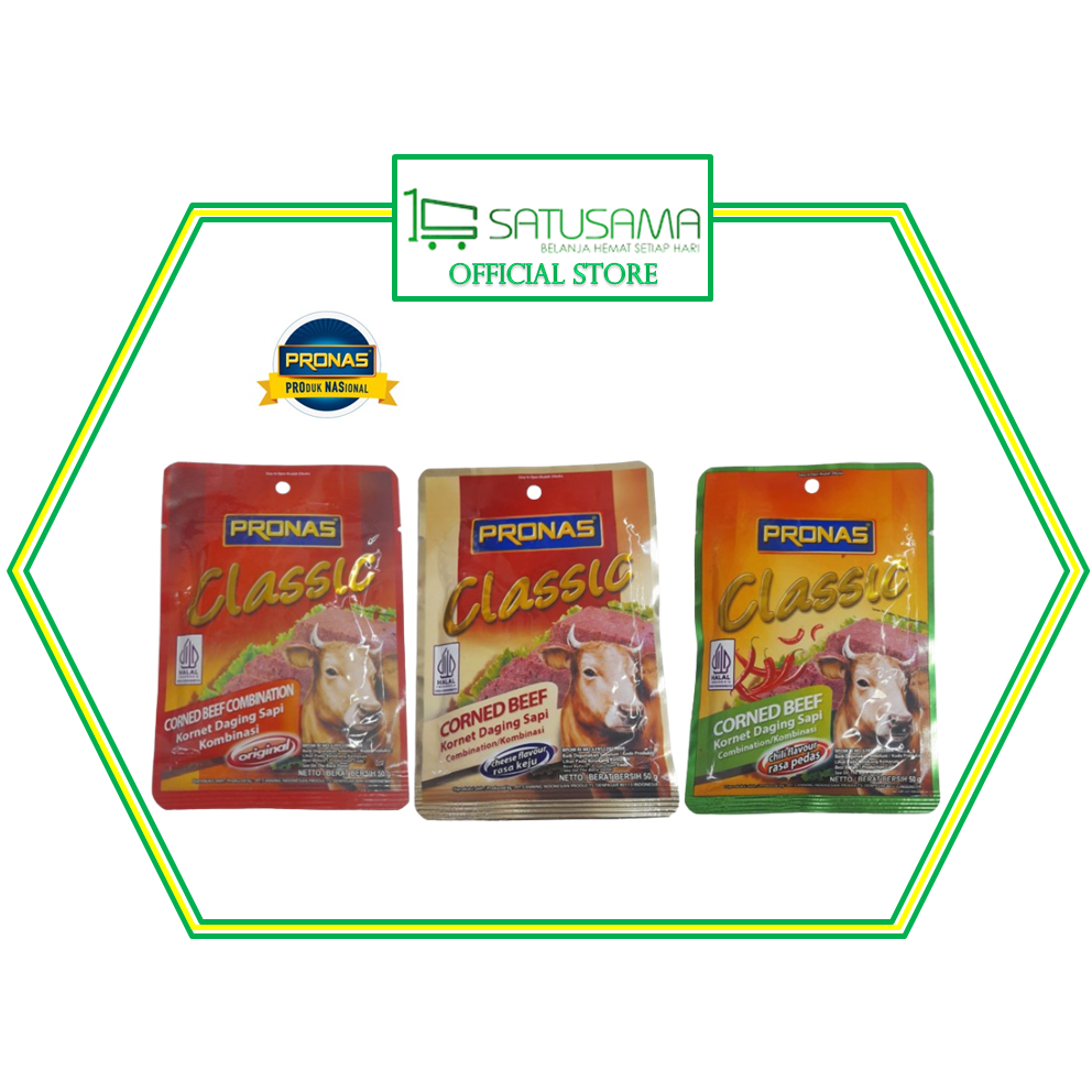 

PRONAS CORNED BEEF SACHET 50 G