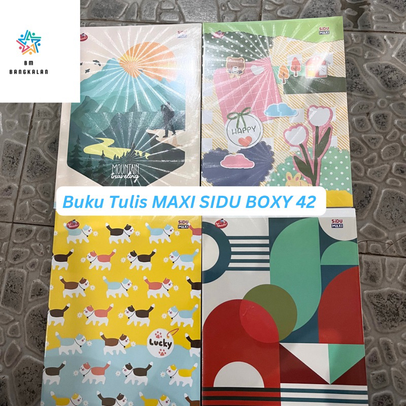 

Buku Tulis SIDU MAXI Boxy 42 Lembar