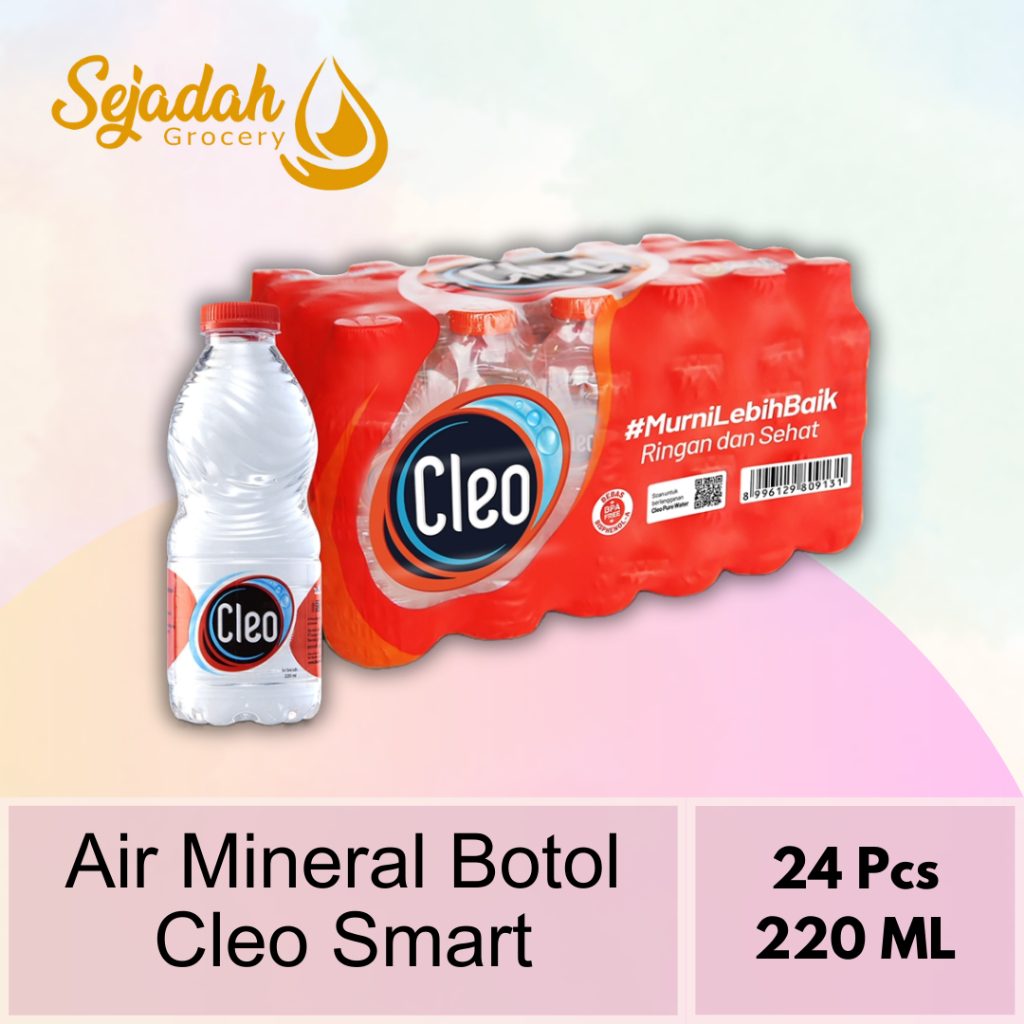 

Cleo Botol Kecil Smart 220 ML (24) GOJEK ONLY