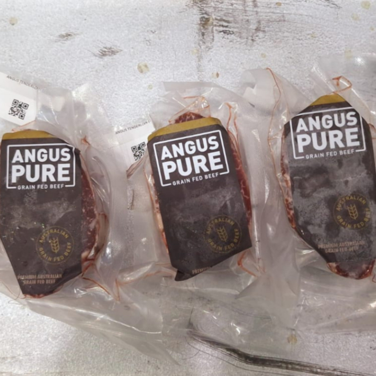 

Daging Sapi AUS Premium ● Tenderloin Beef Steak (Fillet Mignon) ● ANGUS PURE