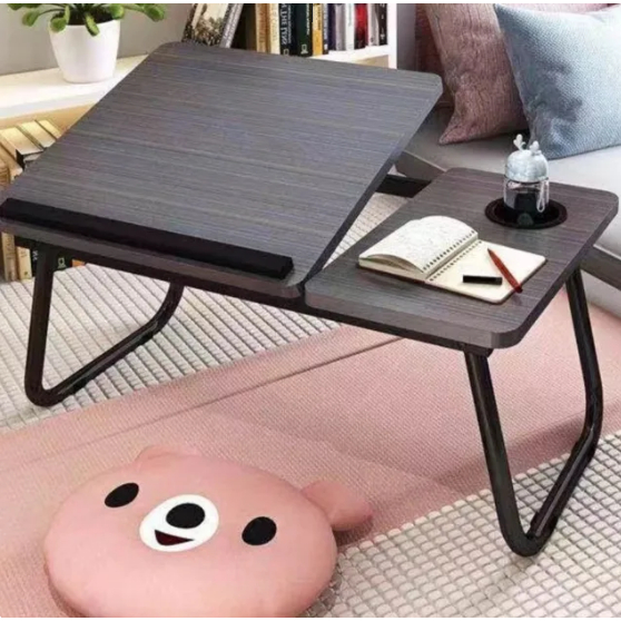 Meja Adjustable  Laptop Lipat Foldable Desk Zoomer Belajar Serbaguna