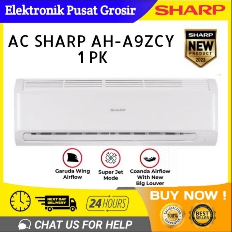 AC SHARP 1pk AH-A9ZCY I a9zcy 1 pk sharp ac 9zcy low watt R32