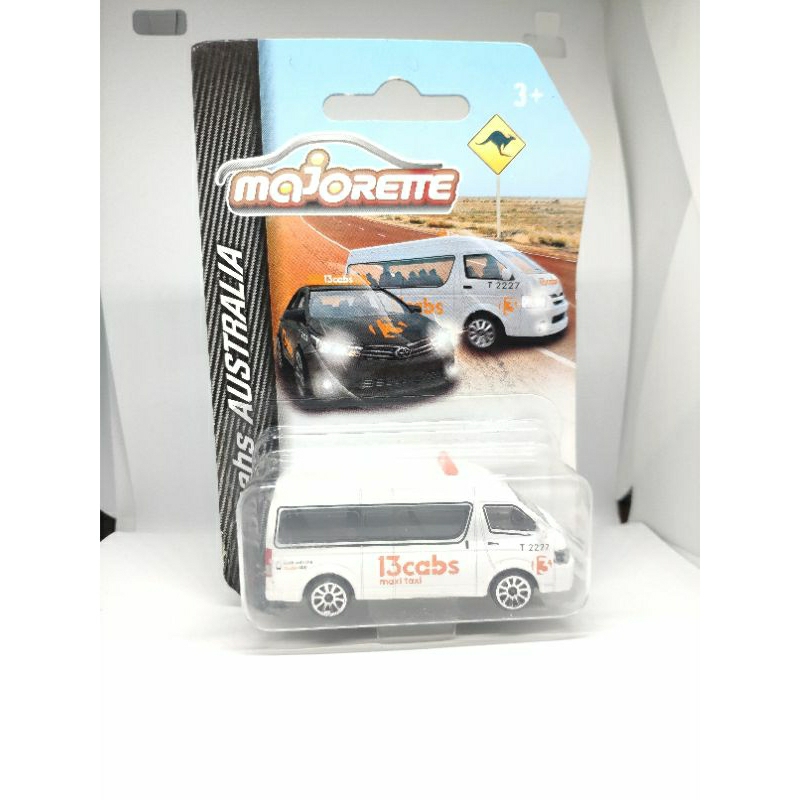 MAJORETTE TOYOTA HIACE PUTIH 13 CABS