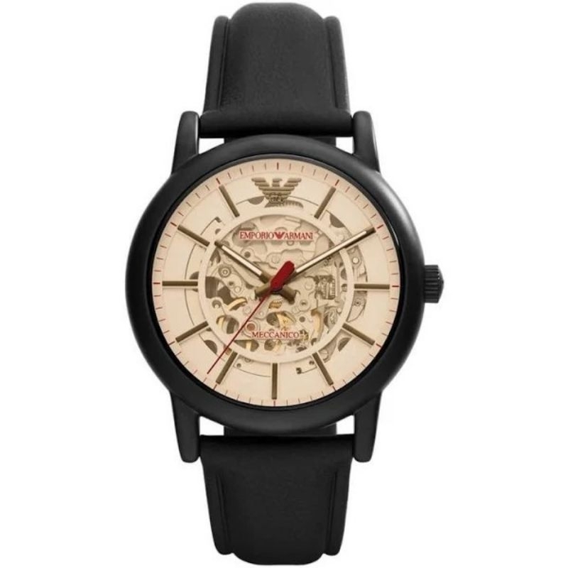 [Ready] Emperio Armani Men's Three-Hand Leather Watch