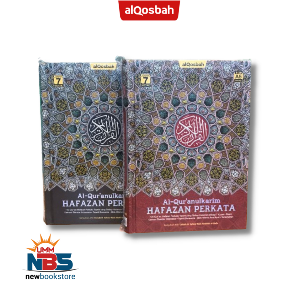 Al - Quranulkarim Hafazan Perkata 7 Kotak Ukuran A5 - AlQosbah