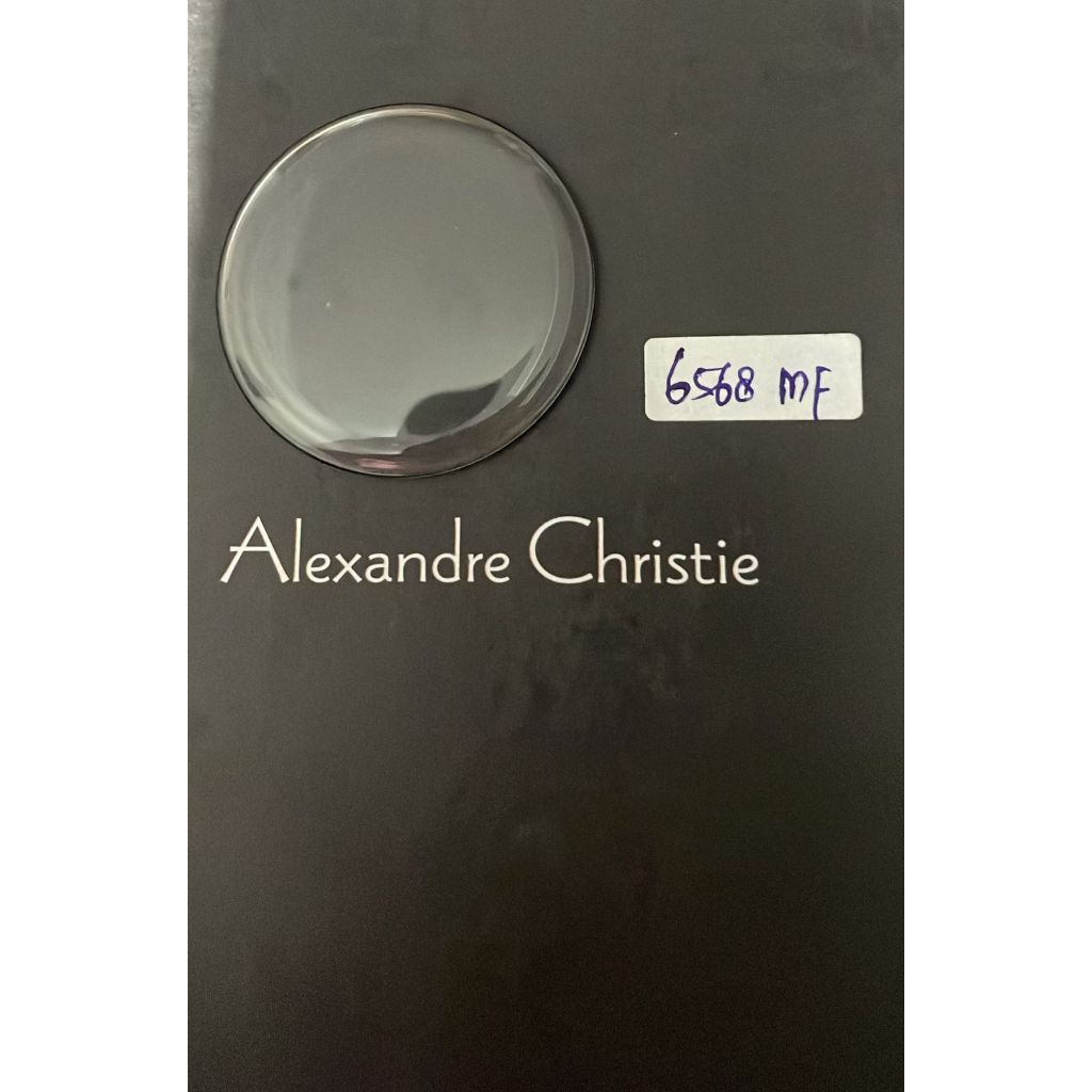 kaca jam tangan  pria alexandre christie 6568mf original