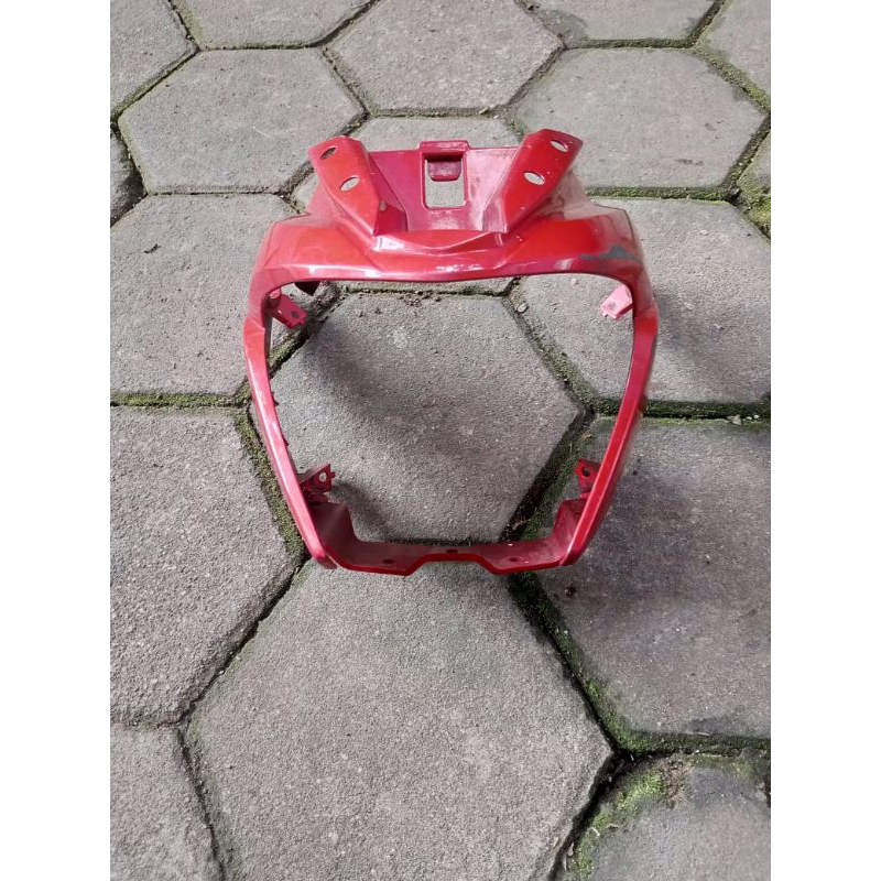 cover batok lampu depan All new Vixion 155R merah doff original