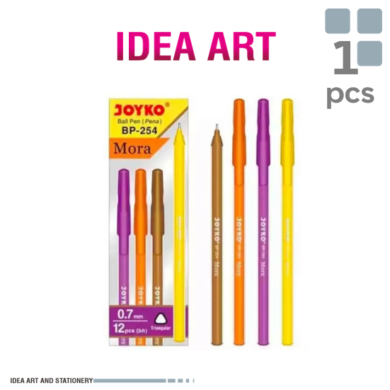 

Pena Ballpen Balpen Bulpen Polpen Pulpen Murah Gel Pen Joyko BP 254 Tinta Hitam