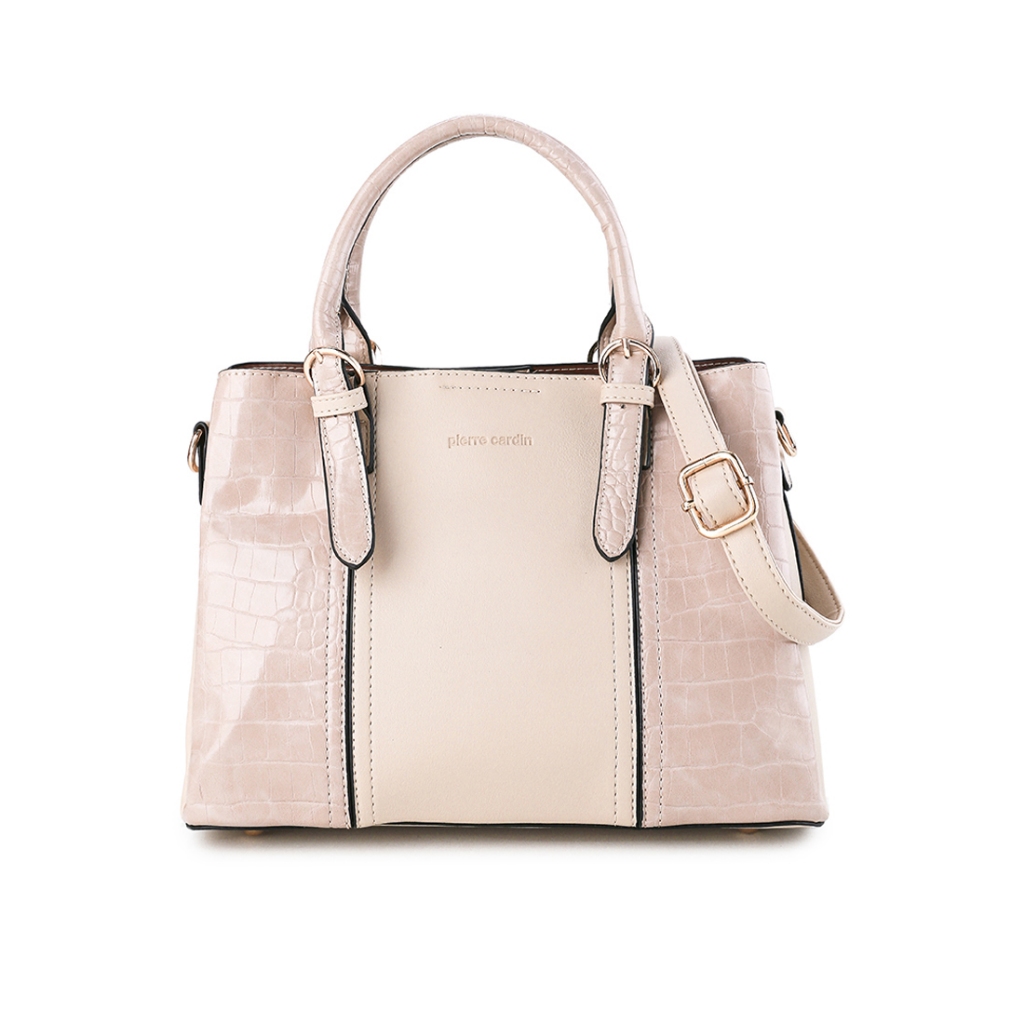 Pierre Cardin Tas Wanita Hand Bag Tas Kerja Casual Tas Selempang ORI 9121518301BEI-BEIGE