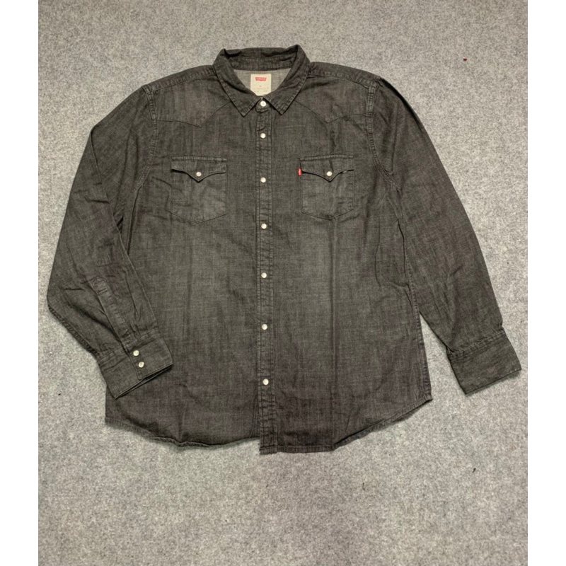 Kemeja Denim Levis Second Original | Kemeja Levis Snap Button