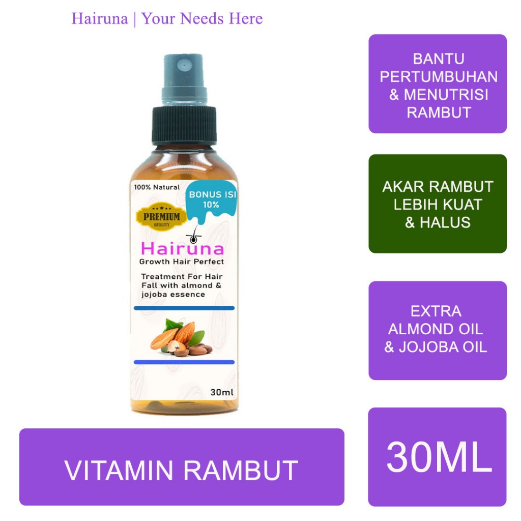 Obat Penumbuh Rambut Penyubur Rambut Cepat penumbuh Rambut Cepat Panjang Hairuna