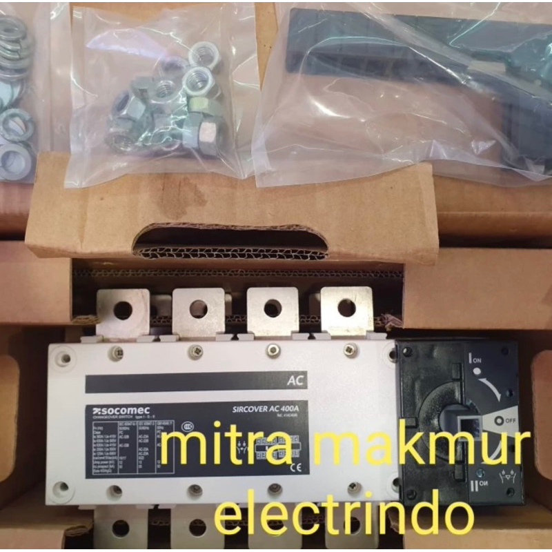 cos socomec sircover 400 amper 4phase changeover switch socomec 400a 4p