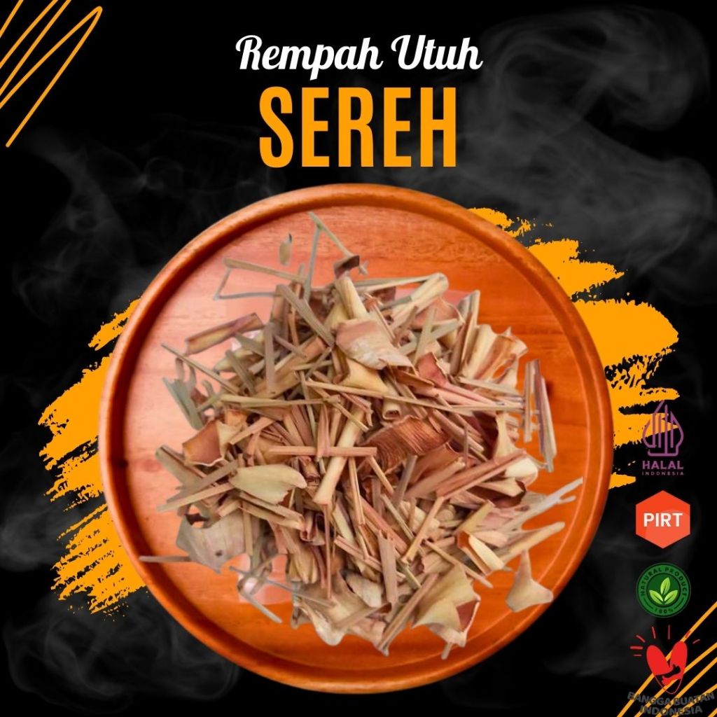 

Serai Sereh Sere Dapur Kering / Dried Lemongrass (50 GRAM)