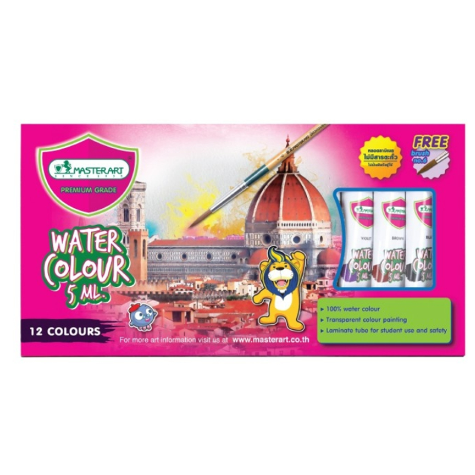 

Master Art Water Colour Set (Cat Air) 5 ml x 12 Colours