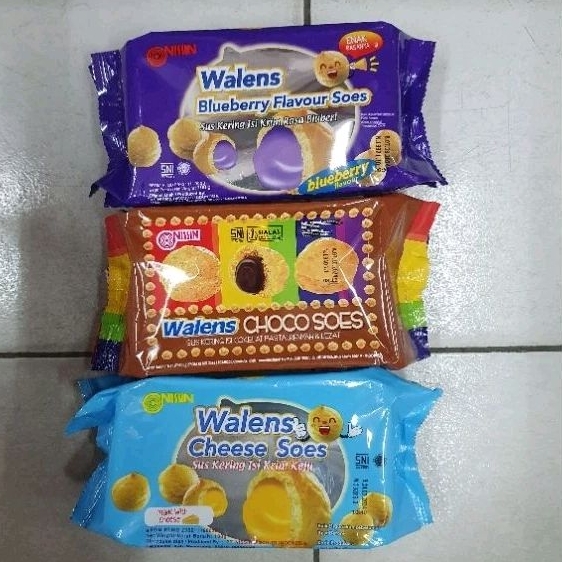 

Walens nissin soes kering sus rasa COKLAT / BLUEBERRY/ KEJU per varian