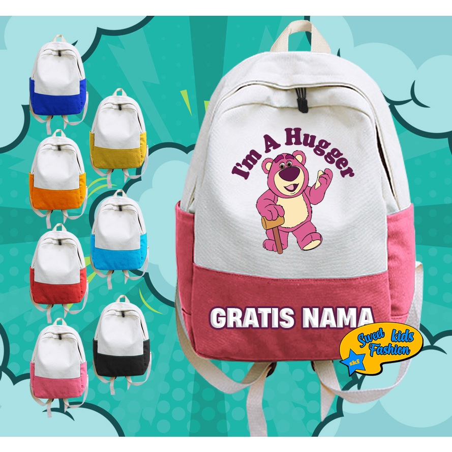 Tas Anak Lotso Toy Story Tas Sekolah Anak Lotso Bear Toy Story 3