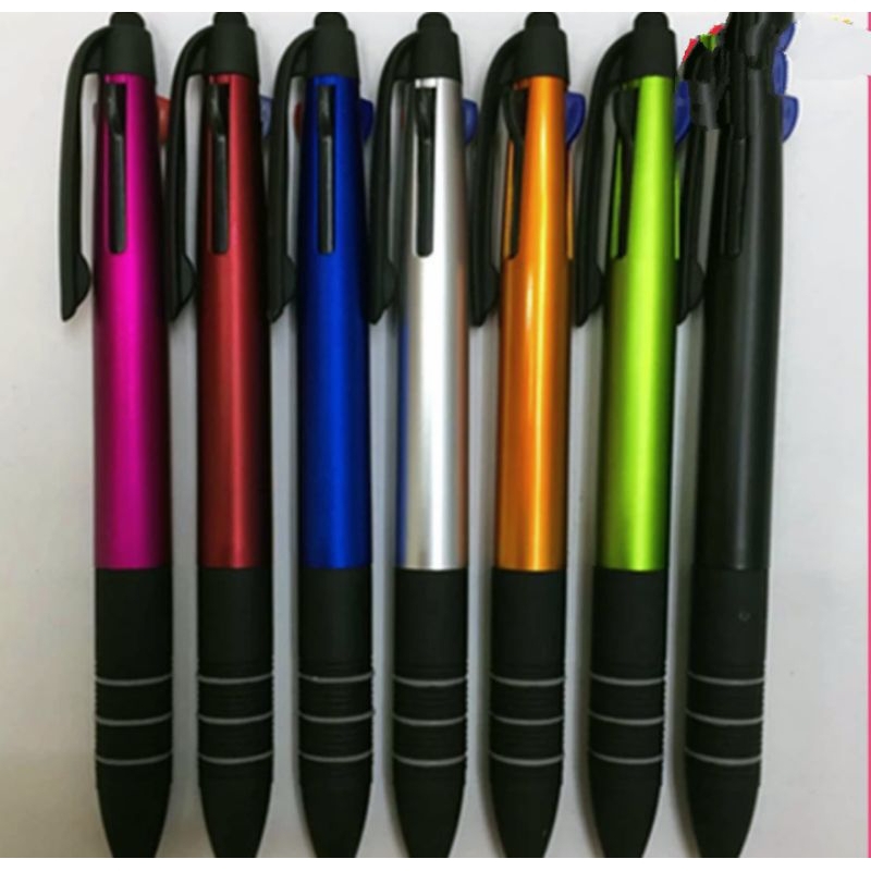 

1 Pcs Pulpen 3 Warna Ballpoint Pena 3in 1 Three Colour