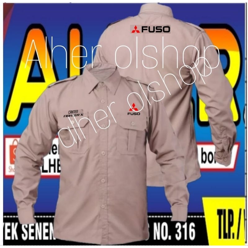 kemeja Fuso canter baju Fuso canter seragam Fuso canter Pdh Fuso canter Pdh kerja Fuso canter kemeja