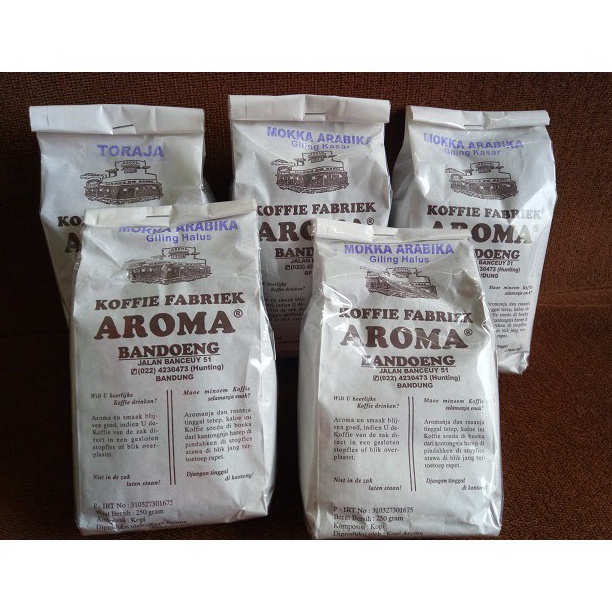 

COD** KOPI ARABICA / ROBUSTA 250 gr - AROMA BANDUNG Fresh Asli Bubuk Giling Halus /Medium /Kasar /Biji - Indonesia Coffee - Tokomart Shop 7mnbk