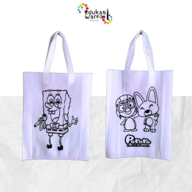 

MEWARNAI TAS LUKIS/GODIE BAG UK 30*40*8 isi 50pcs