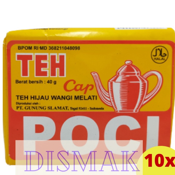 

84 Teh Poci Kuning Superioe 10 pcs x 40 gram 80