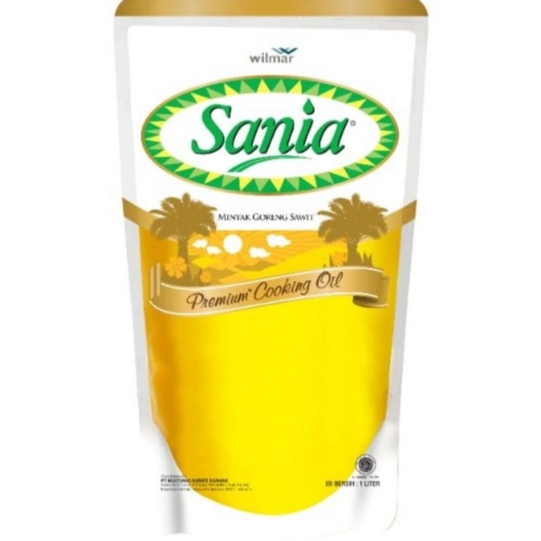 

Minyak goreng SANIA 1 Ltr kemasan pouch 38