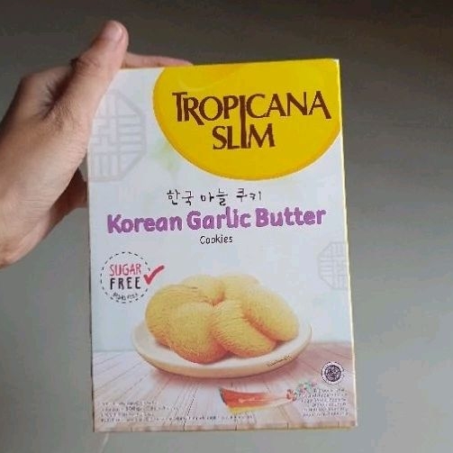

Tropicana Slim KOREAN GARLIC BUTTER Sugar Free cookies 100gr