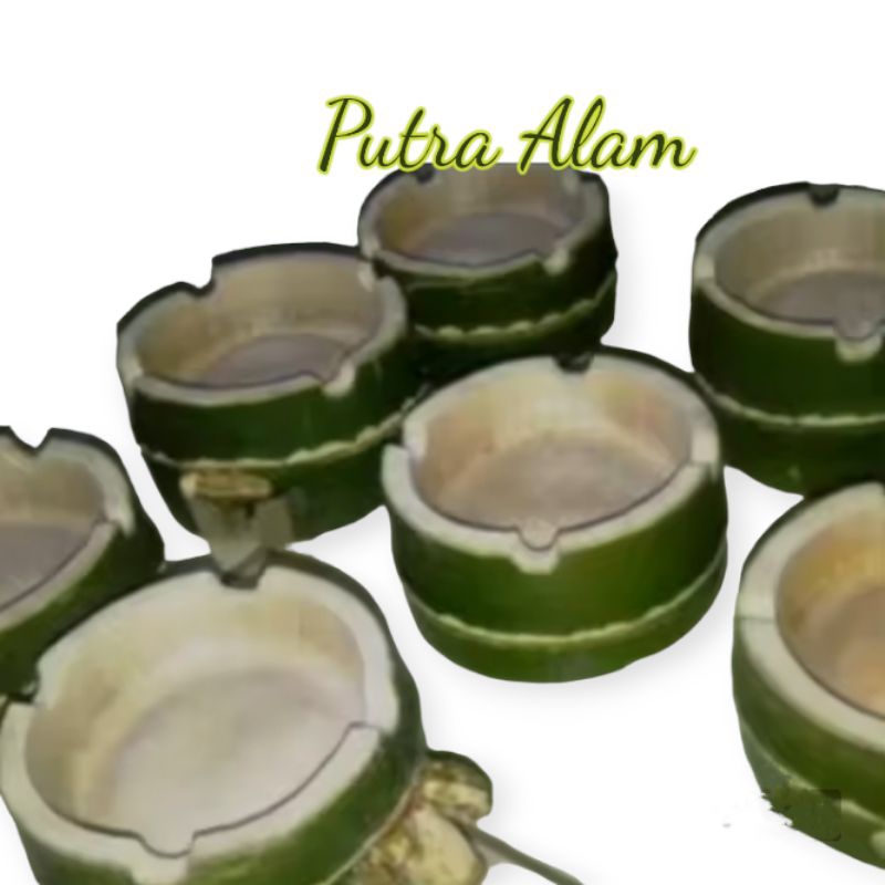 Asbak Unik Natural Dan Alami Dari Bambu