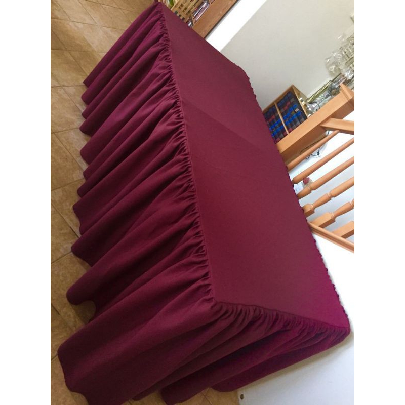 Bisa-COD COVER MEJA PRASMANAN siap pakai uk:160 x 75 tinggi 75 cm