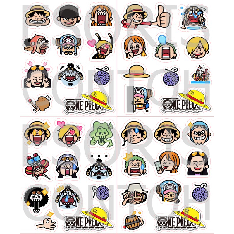 

(ES) STICKER ONE PIECE AESTHETIC LUCU #E003